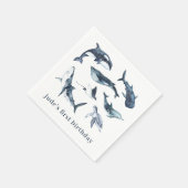 Serviette En Papier Plaques en papier Ocean Animaux (Coin)