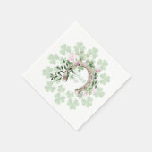 Serviette En Papier Plaques en papier Shamrock Lucky (Coin)
