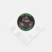 Serviette En Papier 🖤 Plaques papier Black Frankenstein 💀 🎉 (Coin)