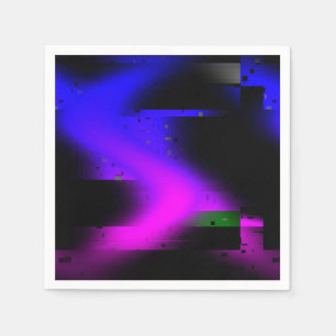 Serviette En Papier Plasma noir brillant