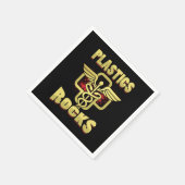 Serviette En Papier Plastic Rocks Plastic Surgeon Cosmetic Surgery Gif (Coin)