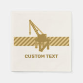 Serviette En Papier Plateforme de construction (Devant)