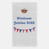 Serviette En Papier Platinum Jubilee 2022 Papier Serviettes d'hôtes (Devant)