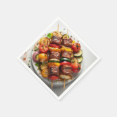 Serviette En Papier Plats grillés (Coin)