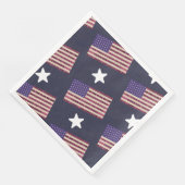 Serviette En Papier Pledge of Allegiance Flag (Coin)
