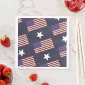 Serviette En Papier Pledge of Allegiance Flag (En situation)