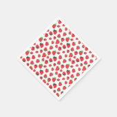 Serviette En Papier Plein de fraises (Coin)