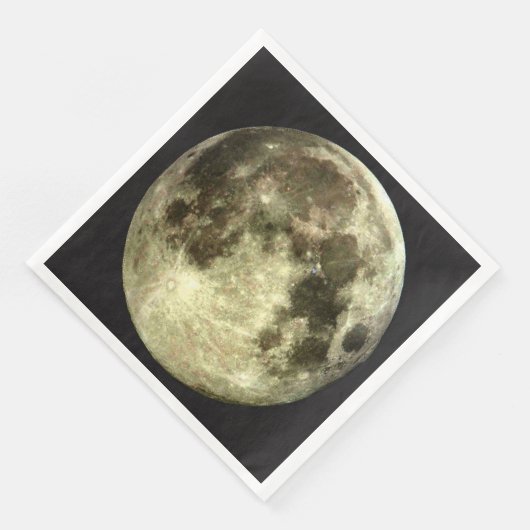 Serviette En Papier Pleine lune (Coin)