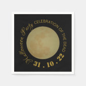Serviette En Papier Pleine lune, Halloween Party Napkin (Devant)