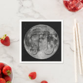 Serviette En Papier Pleine lune Pi Day Fun (En situation)