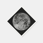 Serviette En Papier Pleine lune Pi Day Fun (Coin)