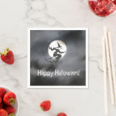 Serviette En Papier Pleine lune sorcière (En situation)