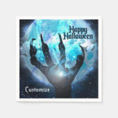 Serviette En Papier Pleine lune Transformation Parti Halloween (Devant)