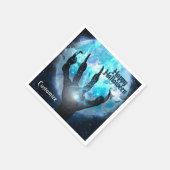 Serviette En Papier Pleine lune Transformation Parti Halloween (Coin)