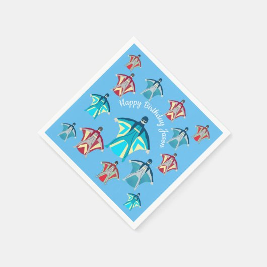 Serviette En Papier Plongée en ciel (Coin)