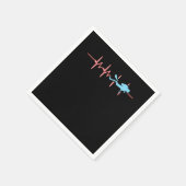 Serviette En Papier Plongée Heartbeat Plongée Surf Swimmin (Coin)