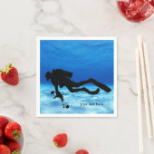 Serviette En Papier Plongée sous-marine (En situation)