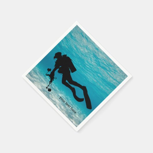 Serviette En Papier Plongée sous-marine (Coin)