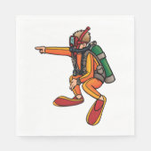 Serviette En Papier Plongeur (Devant)