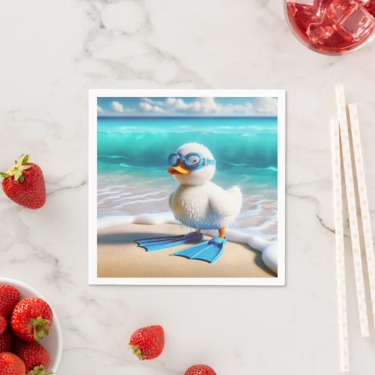 Serviette En Papier Plongeur de plongée (En situation)