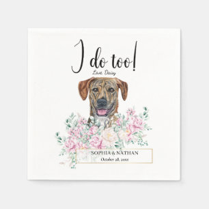 Serviette En Papier Plott Hound Chien Mariage Cocktail Napkins
