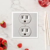 Serviette En Papier Plug-in de prise électrique (En situation)