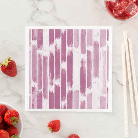 Serviette En Papier Pluie de couleurs 6 (En situation)