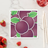 Serviette En Papier Plum funky (En situation)