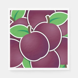 Serviette En Papier Plum funky