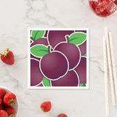 Serviette En Papier Plum funky (En situation)