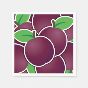 Serviette En Papier Plum funky