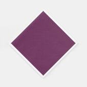 Serviette En Papier Plum Purple (Coin)