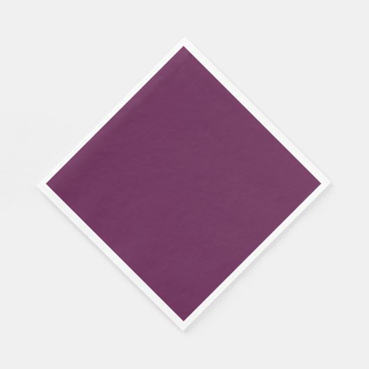 Serviette En Papier Plum Purple (Coin)