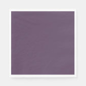 Serviette En Papier Plum solide foncé pourpre foncé (Devant)