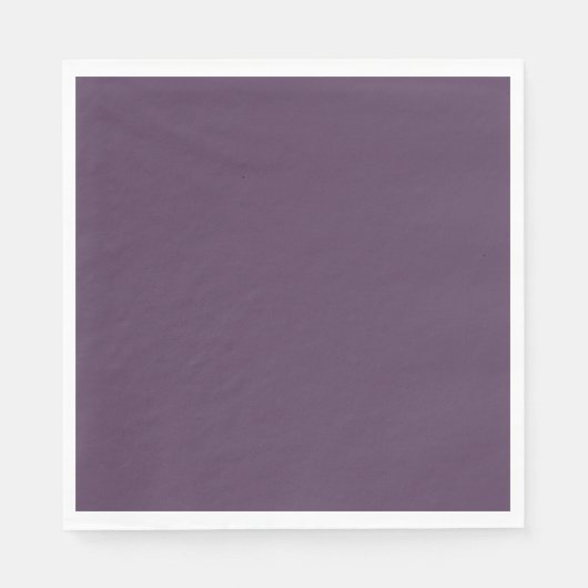 Serviette En Papier Plum solide foncé pourpre foncé (Devant)