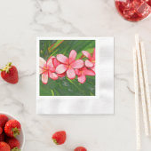 Serviette En Papier Plumerias (En situation)