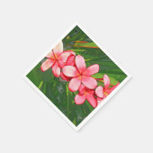 Serviette En Papier Plumerias (Coin)