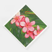 Serviette En Papier Plumerias (Coin)