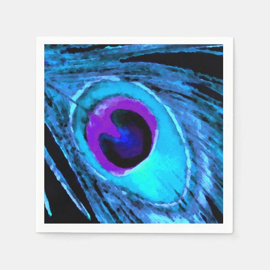 Serviette En Papier Plumes de paquetage (Devant)