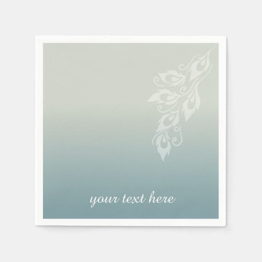 Serviette En Papier Plumes de paquetage (Devant)