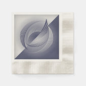 Serviette En Papier Plumes de poule (Devant)