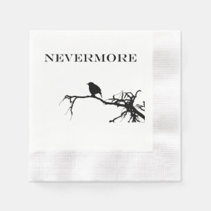 Serviette En Papier Plus Raven Poem Edgar Allan Poe Citation
