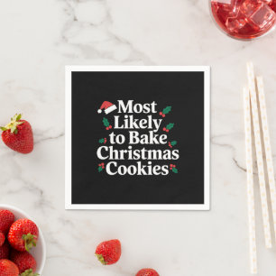 Serviette En Papier Plus susceptible de préparer des biscuits de Noël