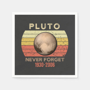 Serviette En Papier pluto jamais oublier, eris, lune, astronomie, astr
