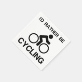 SERVIETTE EN PAPIER PLUTÔT DU CYCLISME (Coin)