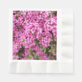Serviette En Papier Plutôt rose Daphné Floral (Devant)