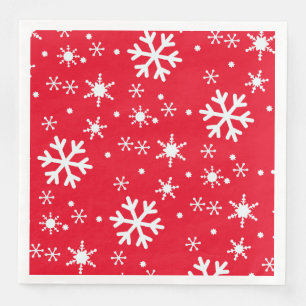 Serviette En Papier Pneu de neige Papier de Noël