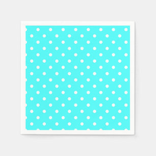 Serviette En Papier Pneuka turquoise point glamour moderne