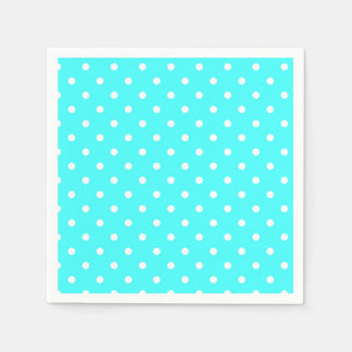 Serviette En Papier Pneuka turquoise point glamour moderne
