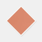 Serviette En Papier Poche foncée (couleur solide) (Coin)